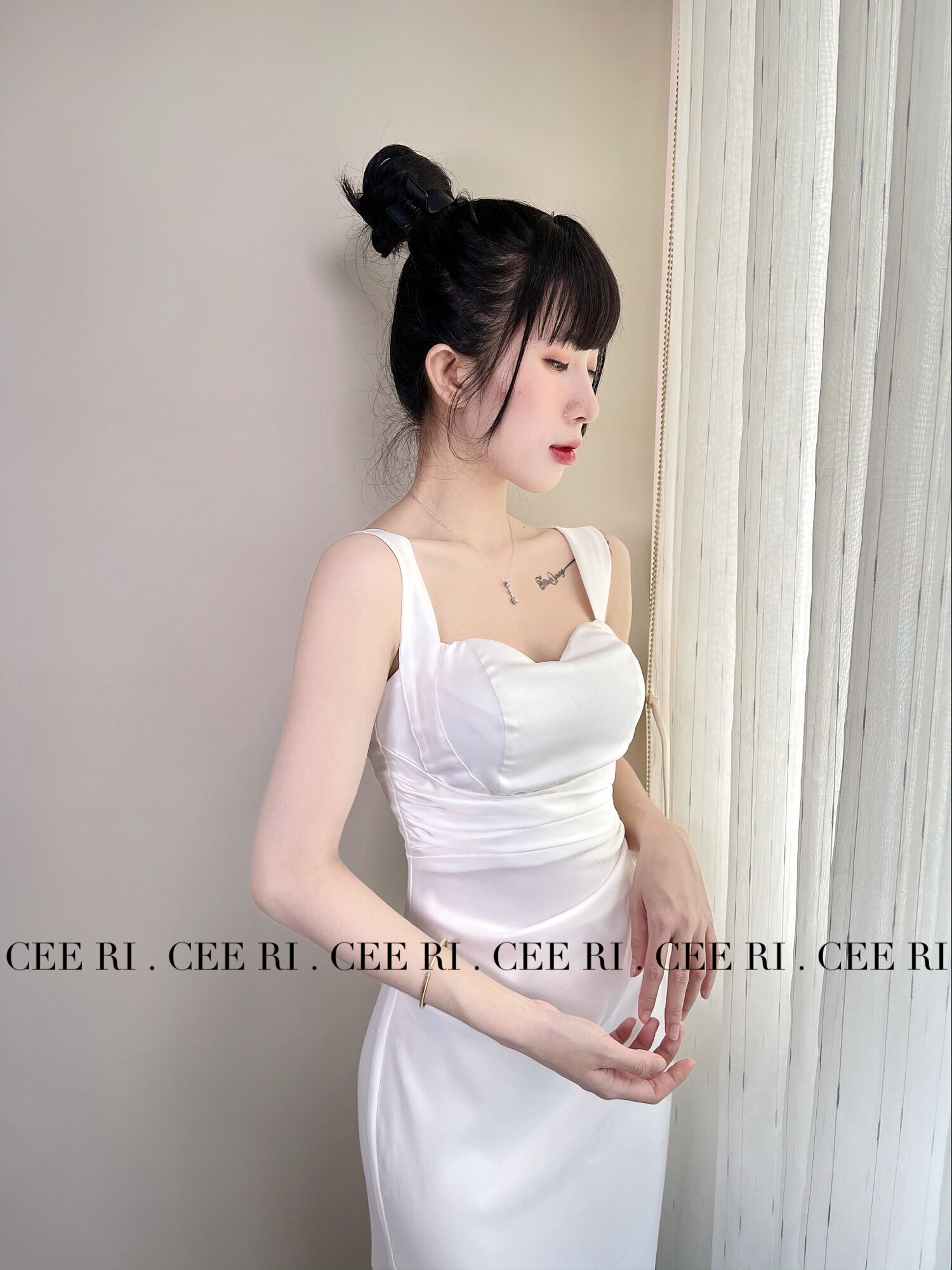 ( ẢNH THẬT CEERI SHOP ) Váy lụa cao cấp