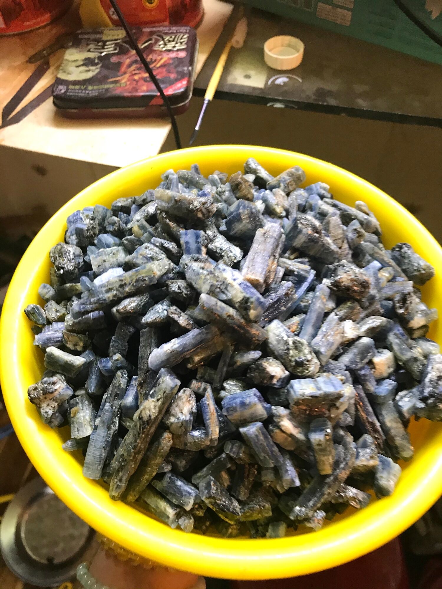 Set 30/50/100 gam đá thô thanh tẩy Kyanite