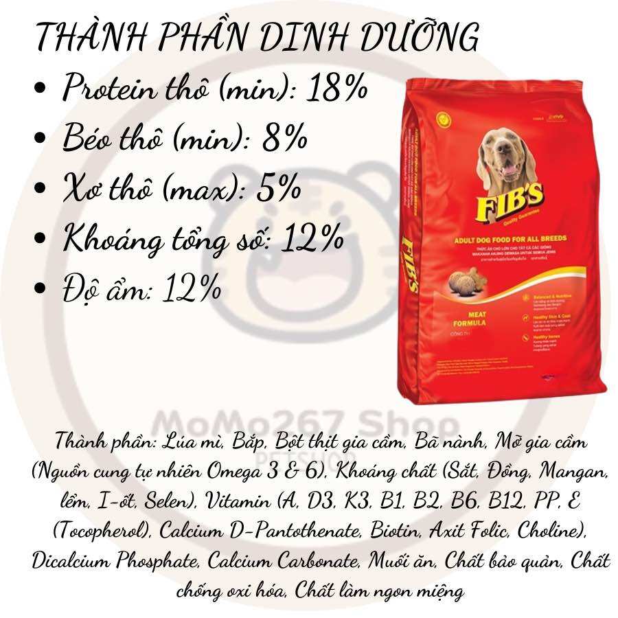 Gói 1.5kg - Thức Ăn cho chó Fibs