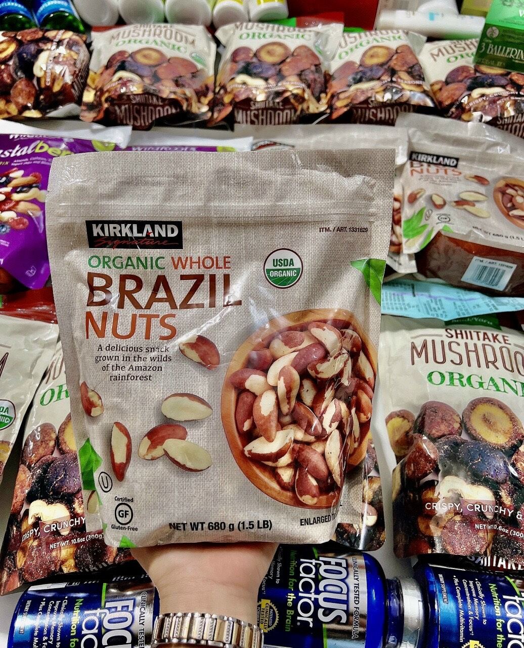 Hạt quả hạch Brazil Nuts ngăn ngừa ung thư thư, kiểm soát hormone tuyến giáp, giảm vô sinh, chống oxy hóa, giảm mỡ máu, tốt cho tim mạch và xương khớp tăng hệ miễn dịch cam kết 100% hàng chính hãng nhập khẩu Mỹ , Amy Store A18