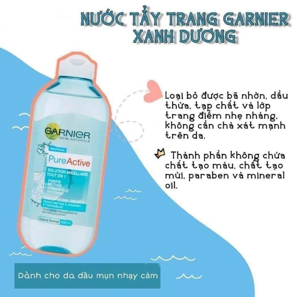 Nước Tẩy Trang Garnier Xanh Ngọc giá rẻ Tháng 7,2023|BigGo Việt Nam