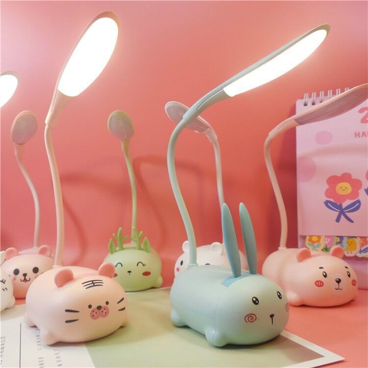 Đèn học để bàn tích điện siêu cute
