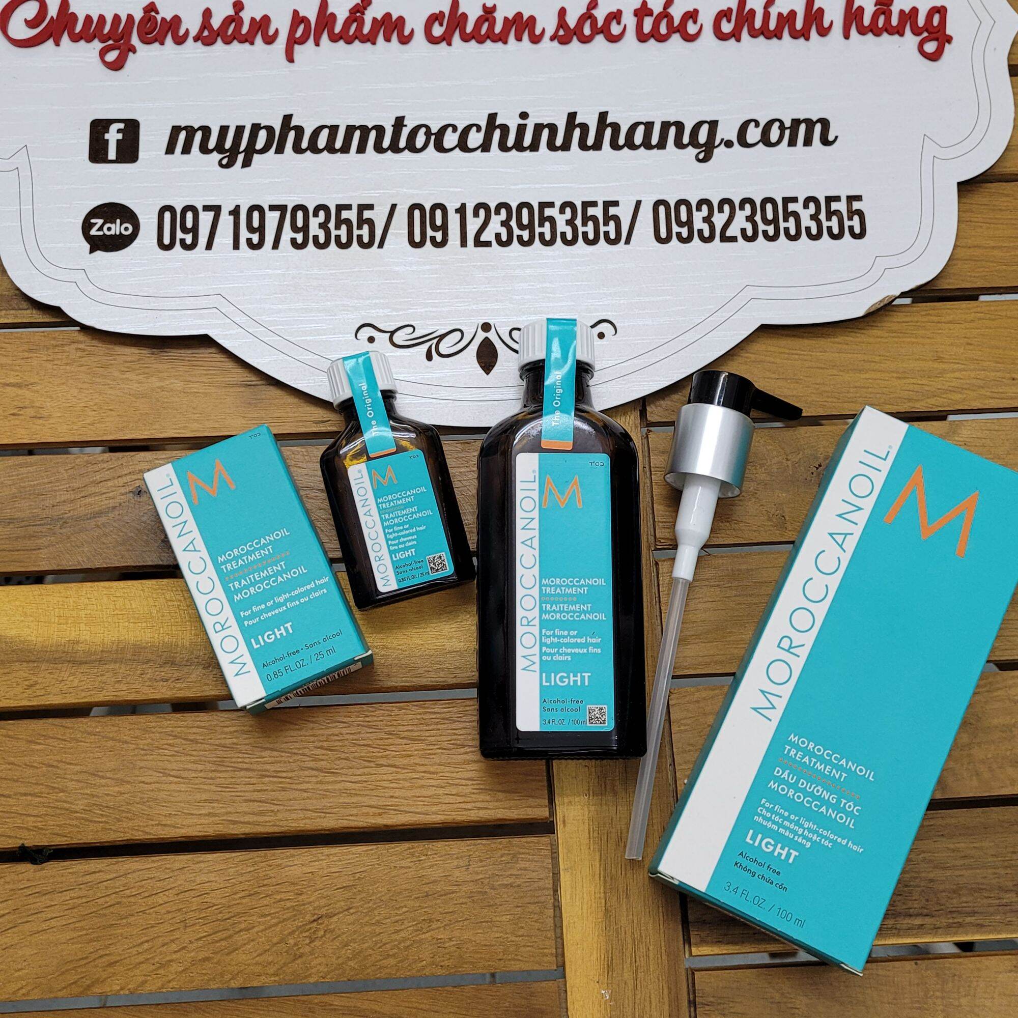0dầu dưỡng tóc moroccanoil treatment light 125ml