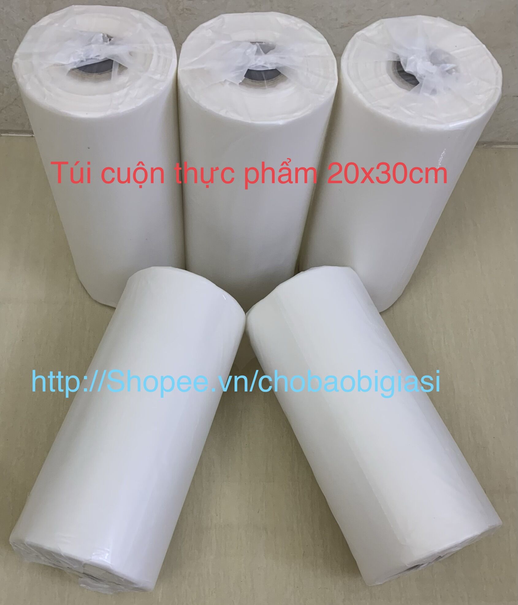 1 cuộn 1 kg Túi cuộn thực phẩm (hàng đẹp)