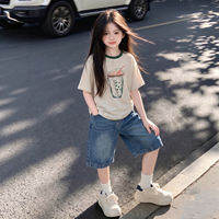 SHANGLEXIONG | Bộ Quần Jeans Mỏng Thời Trang Mùa Hè Cho Thiếu Nữ