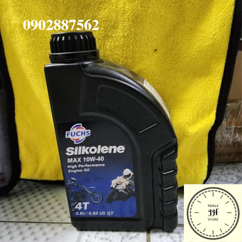 Nhớt xe máy fuchs silkolene max 10w40 800ml