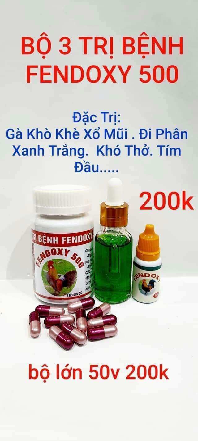 Bộ 3 Fendoxy khò khè, phân xấu cho gà