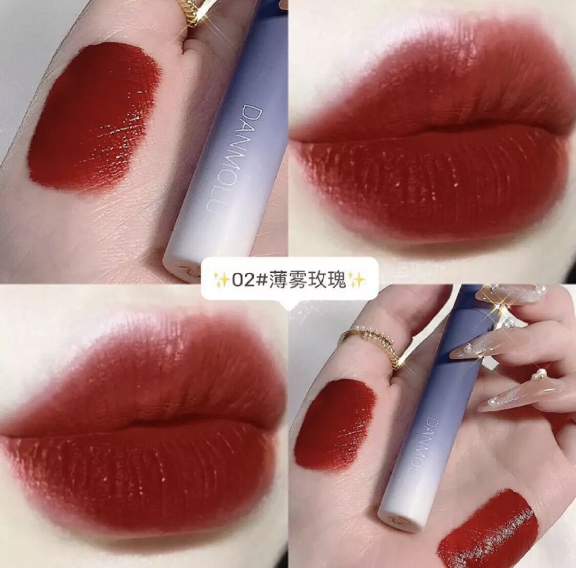Set 5 cây son DANMOLU nội địa trung 2g*5