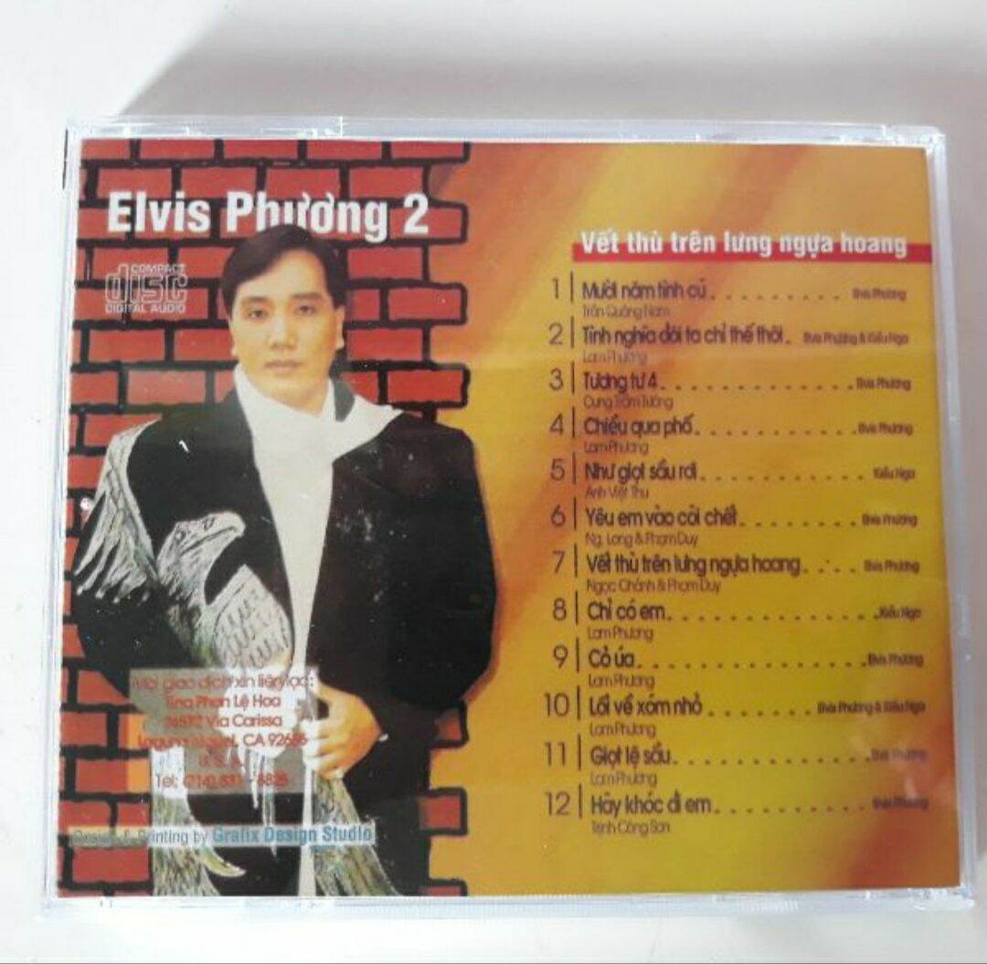 Bộ 5 cd Elvis Phương phono