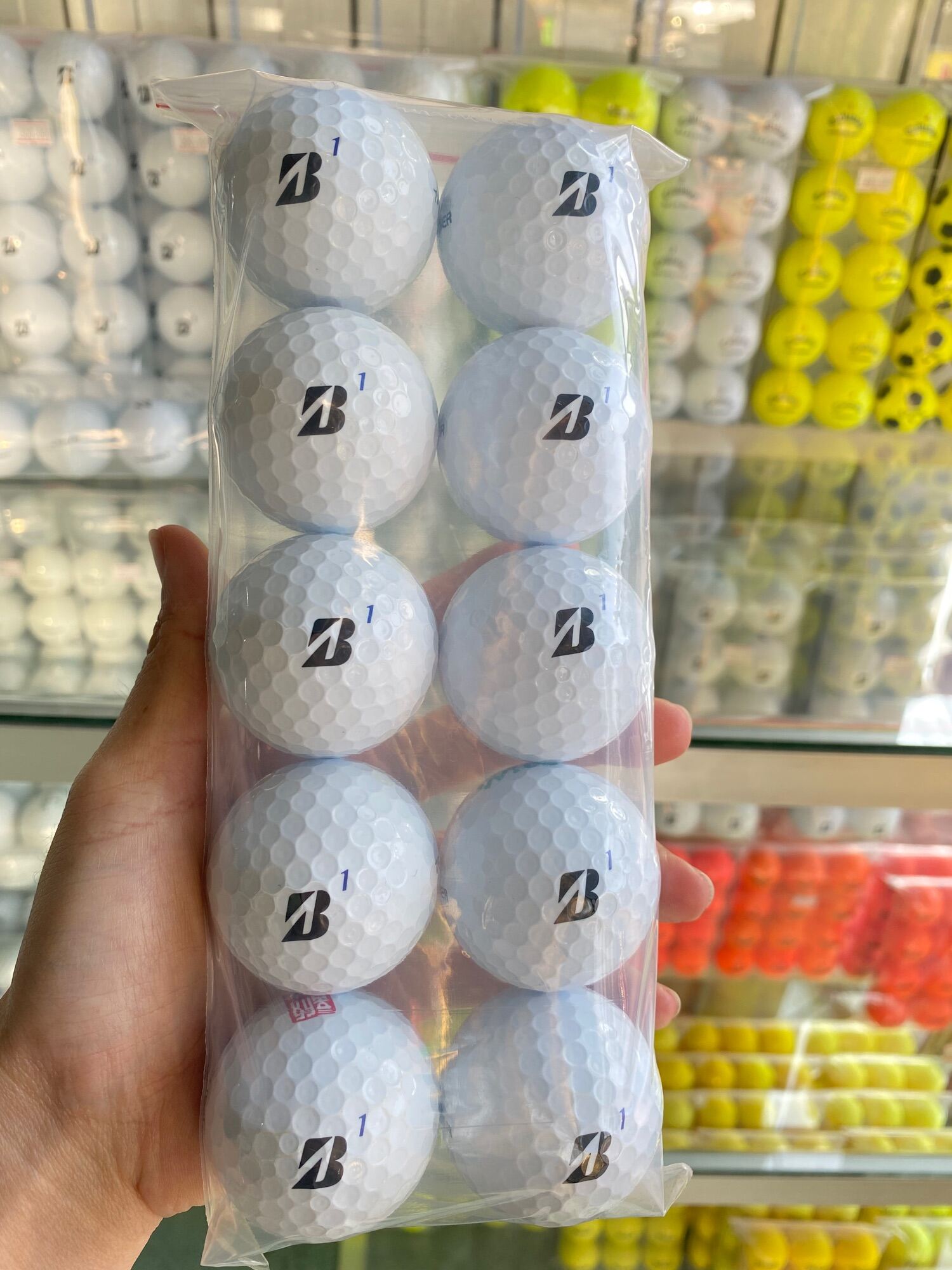 Combo 10 quảBóng golf Bridgestone Tour B chính hãng giá tốt