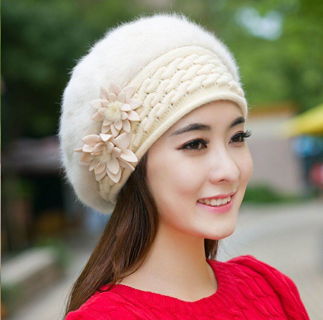 Nón mũ len beret nữ thời trang Hàn Quốc