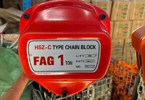 Palang xích Đài Loan FAG 1 tấn(xích 3m, thùng gỗ)