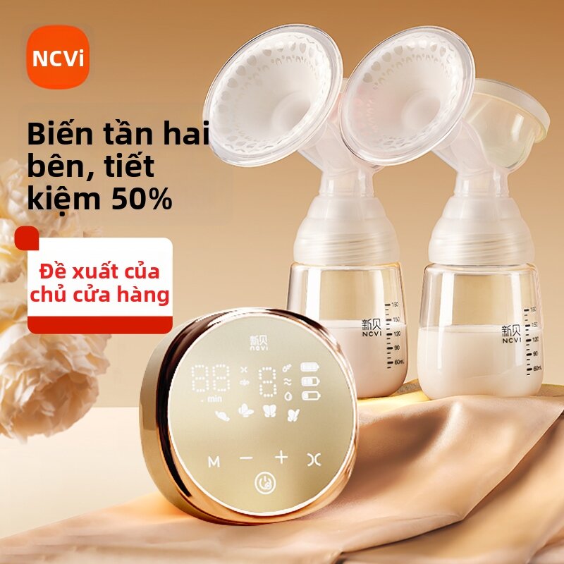 NCVI | Máy hút sữa điện đôi di động cho mẹ bầu lực hút mạnh vận hành êm