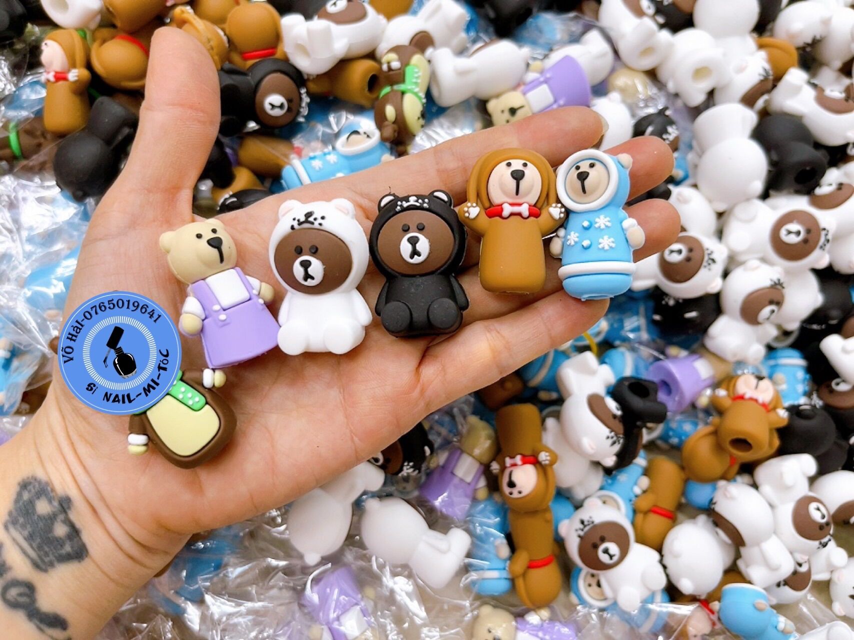Bọc đầu kềm hình thú cute shop giao mẫu ngẫu nhiên