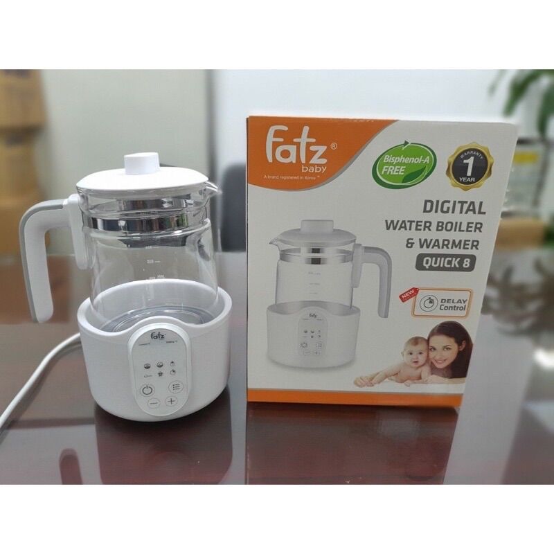 Máy đun và hâm nước pha sữa điện tử fatz baby quick 8 fb3525tn