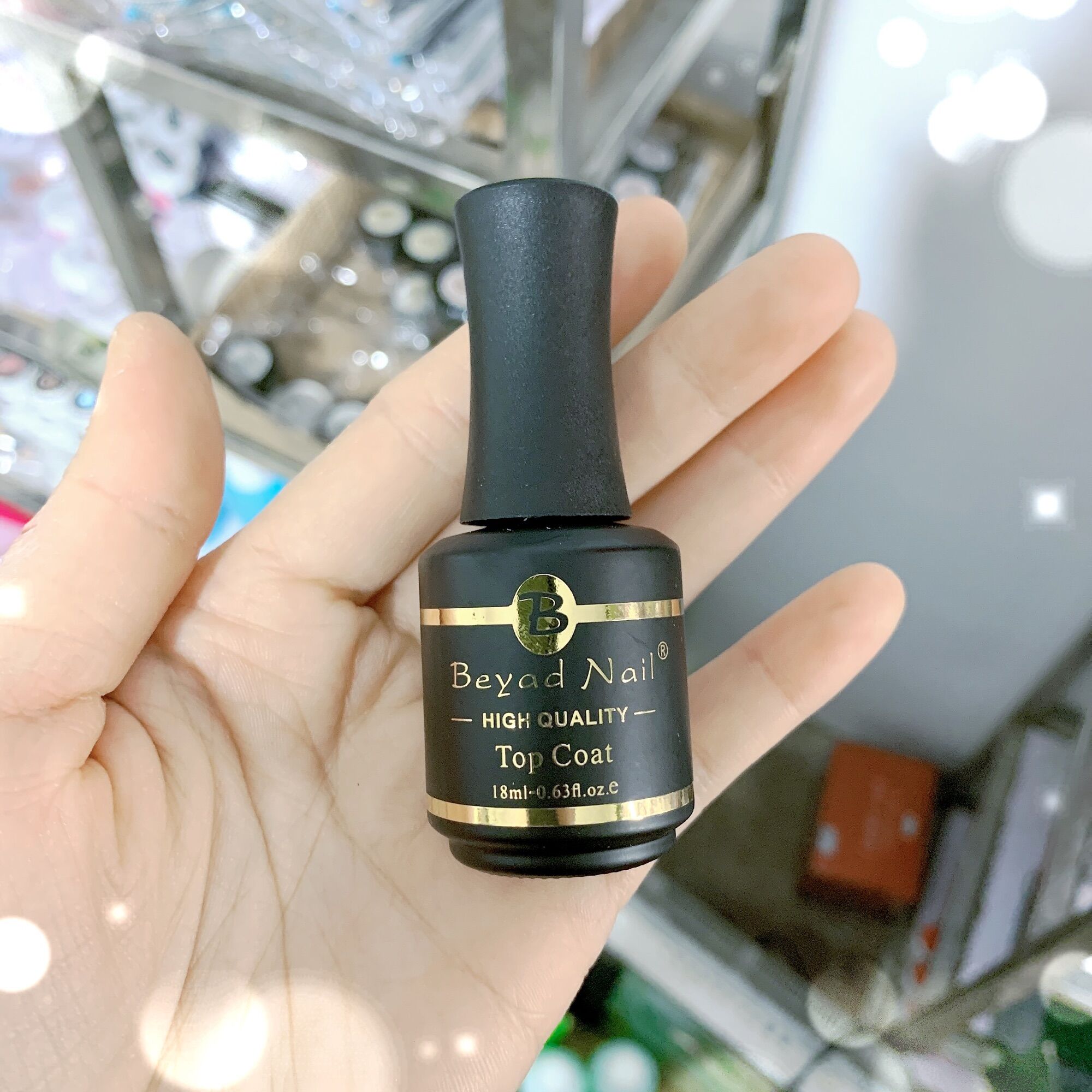 Cặp Liên kết và siêu bóng chai đen Base Top BEYAD, base top đen