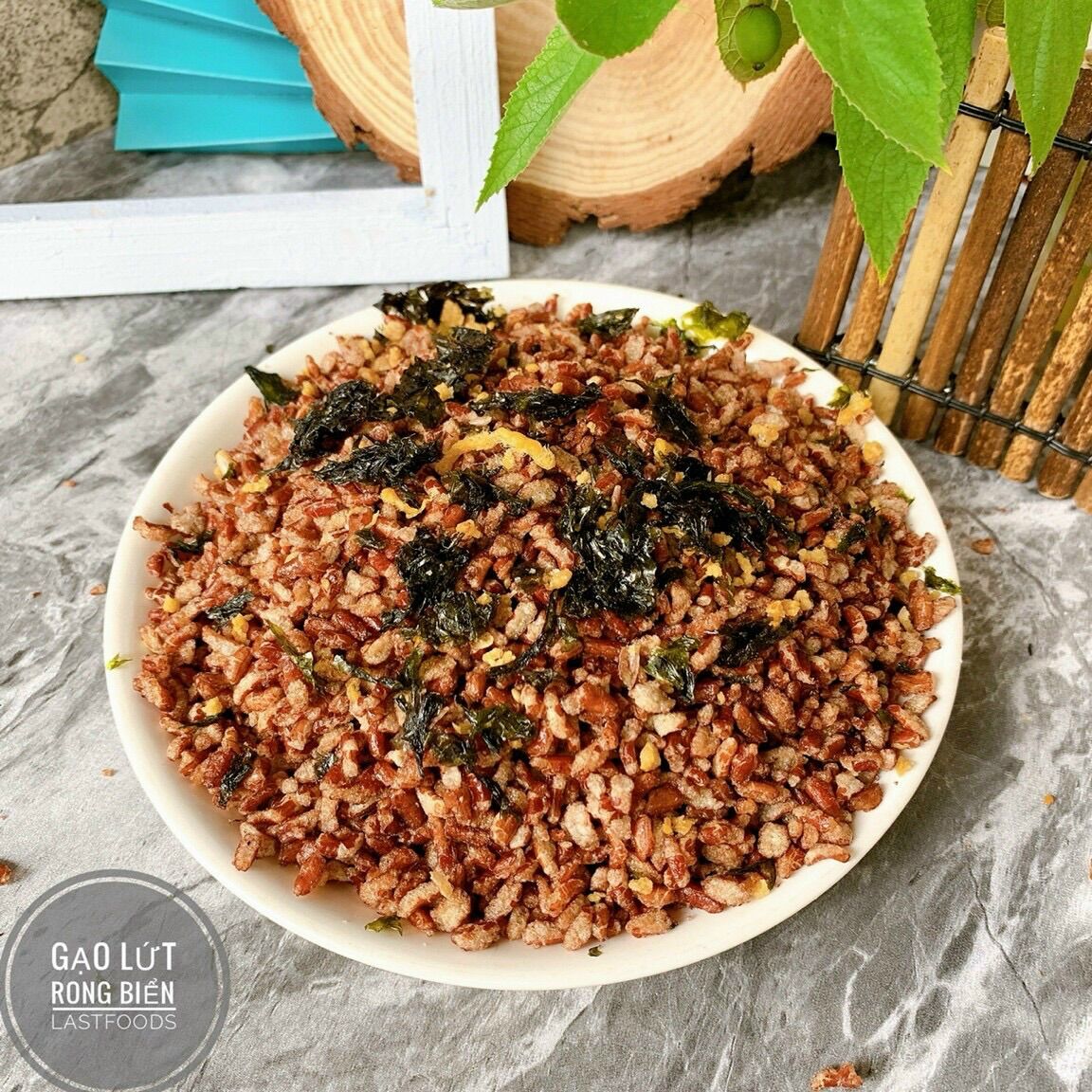 Gạo lức rong biển sấy giòn