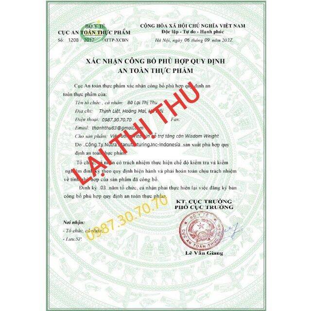 Thuốc Tăng Cân Chính Hãng