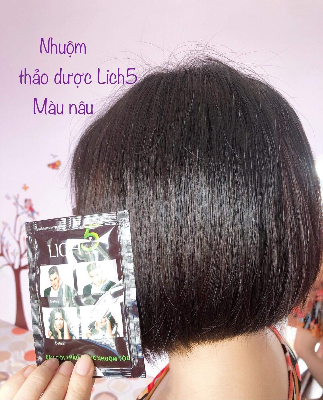 Dầu gội thảo dược phủ bạc tóc