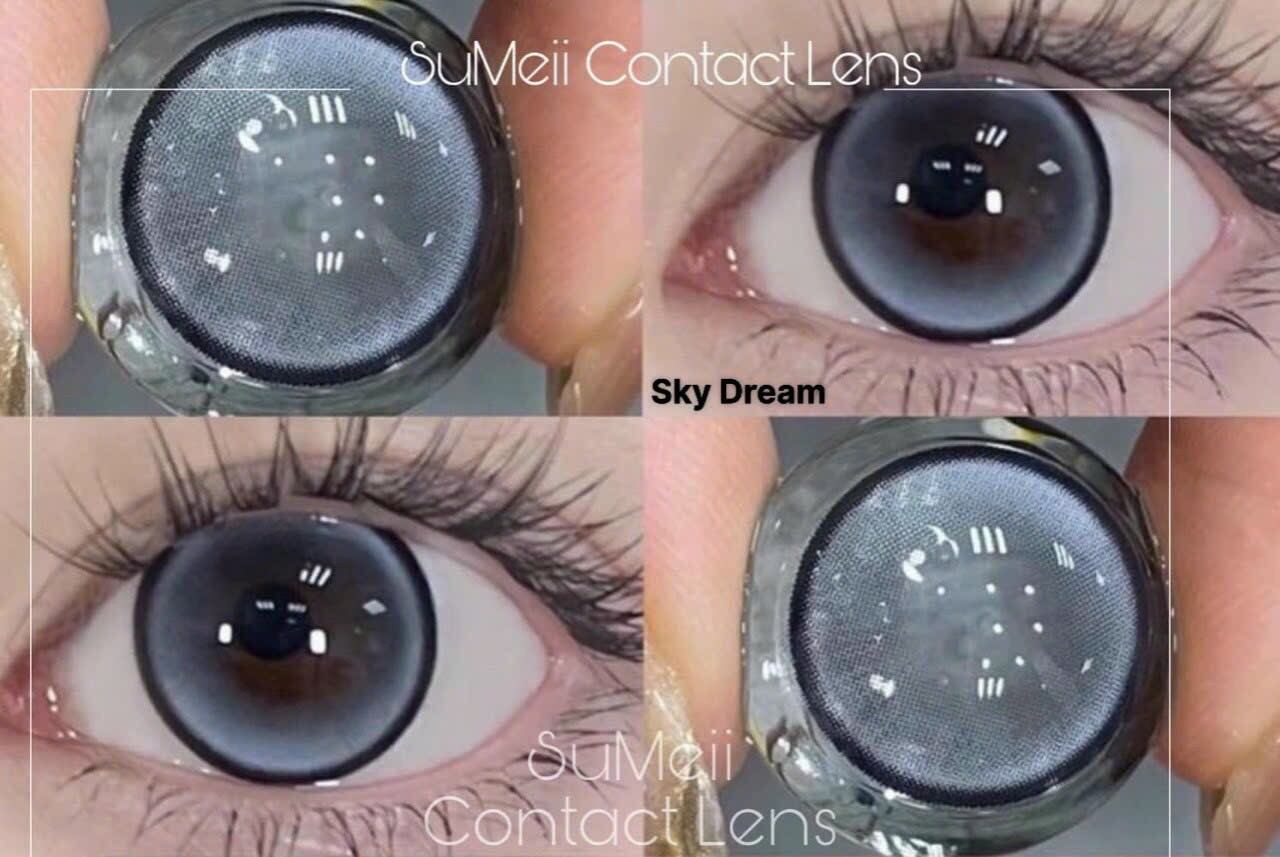 [HOT] 1 Cặp lens Hàn xuất Thái màu đẹp tuyển chọn, HSD 1 năm, dễ đeo không cộm mắt, giúp cửa sổ tâm hồn thêm thu hút, tặng kèm khay đơn lens mắt