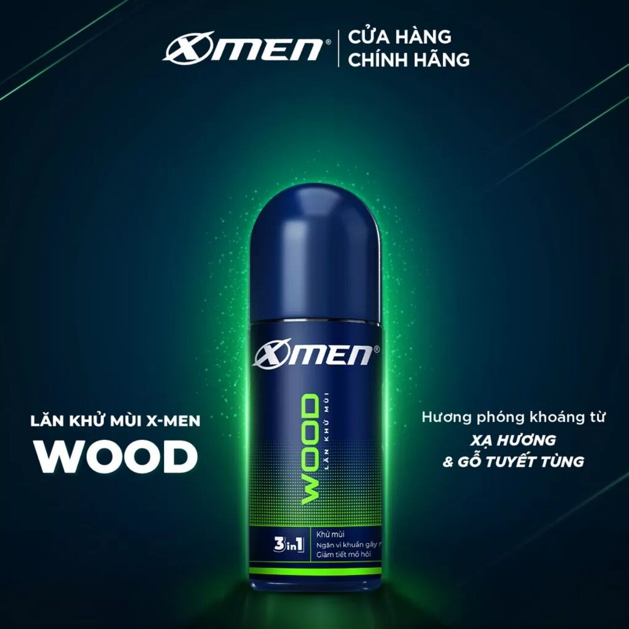 Lăn khử mùi Xmen 50ml