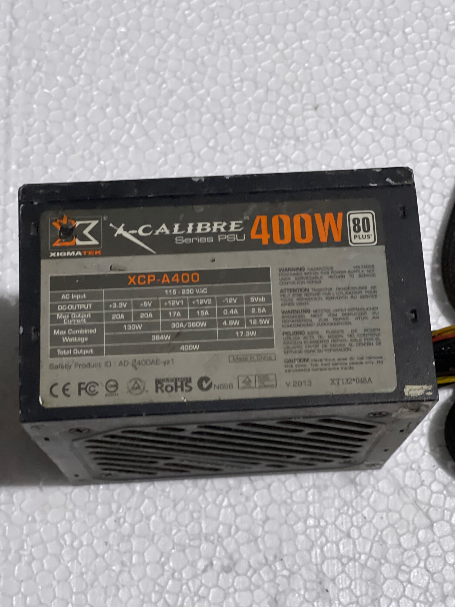 Nguồn Xigmatek 400W chuẩn 80 Plus