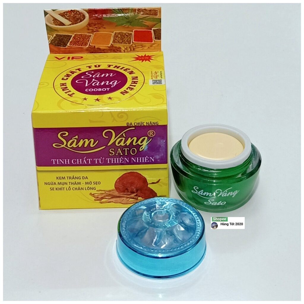 kem nám sâm vàng sato thảo dược Đông y