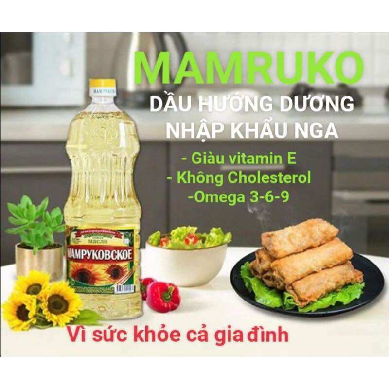 Dầu ăm hướng dương 2L Maruko Nga