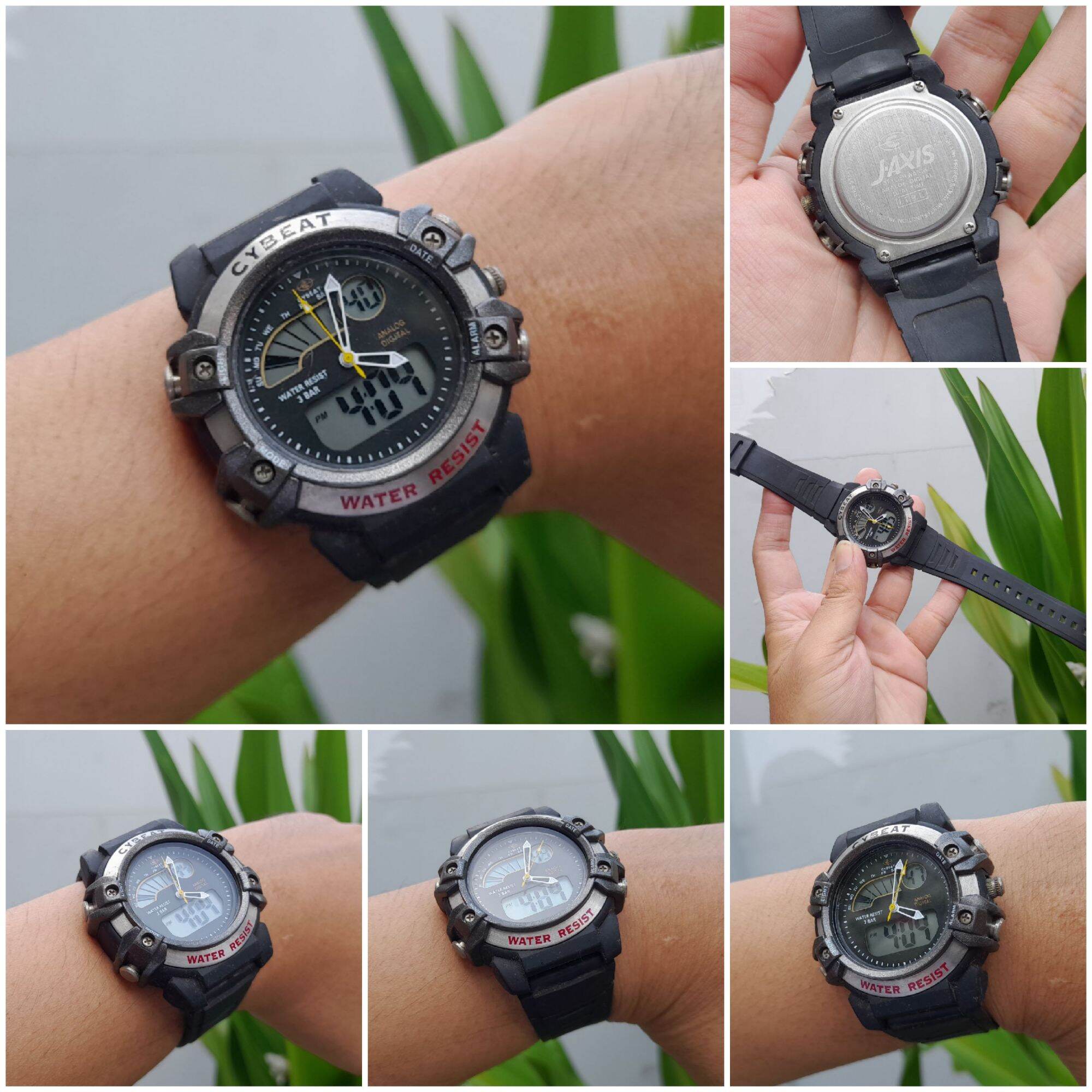 Đồng hồ Cybeat Jaxis màu đen Đồng Hồ Dây Da 28Mm Đồng Hồ Thông