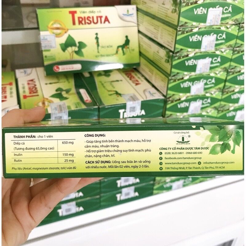 Viên Giấp Cá Trisuta - Hộp 30v