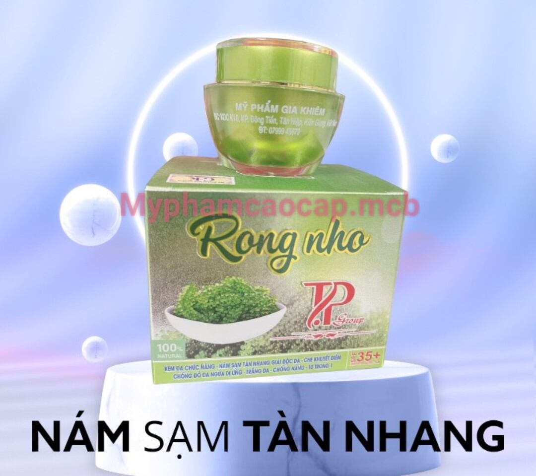 kem Rong nho tp nám sạm tàn nhang trắng da chống nắng 25g có tem trúng thưởng