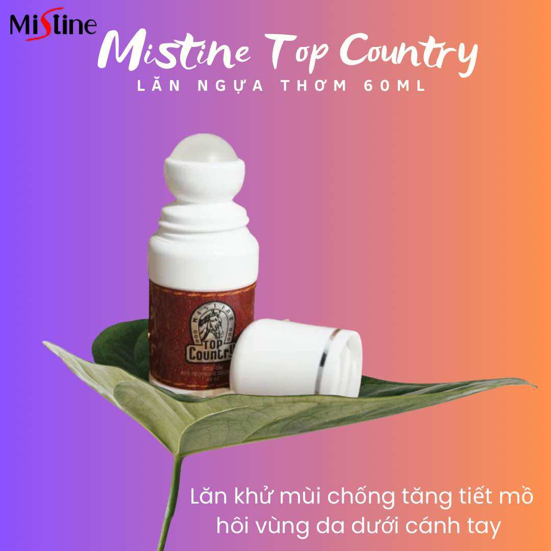 Lăn khử mùi mistine -top country 60ml
