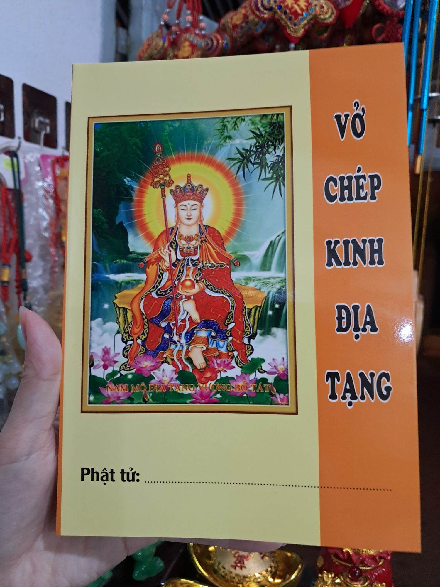 Vở Chép Kinh Địa Tạng