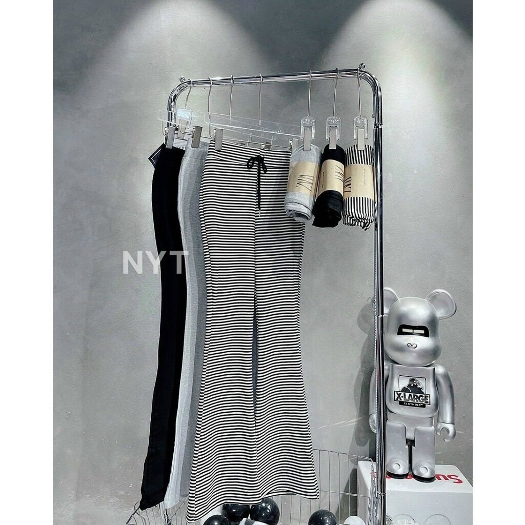 QUẦN THUN ỐNG LOE LƯNG CAO ÔM BODY Q6