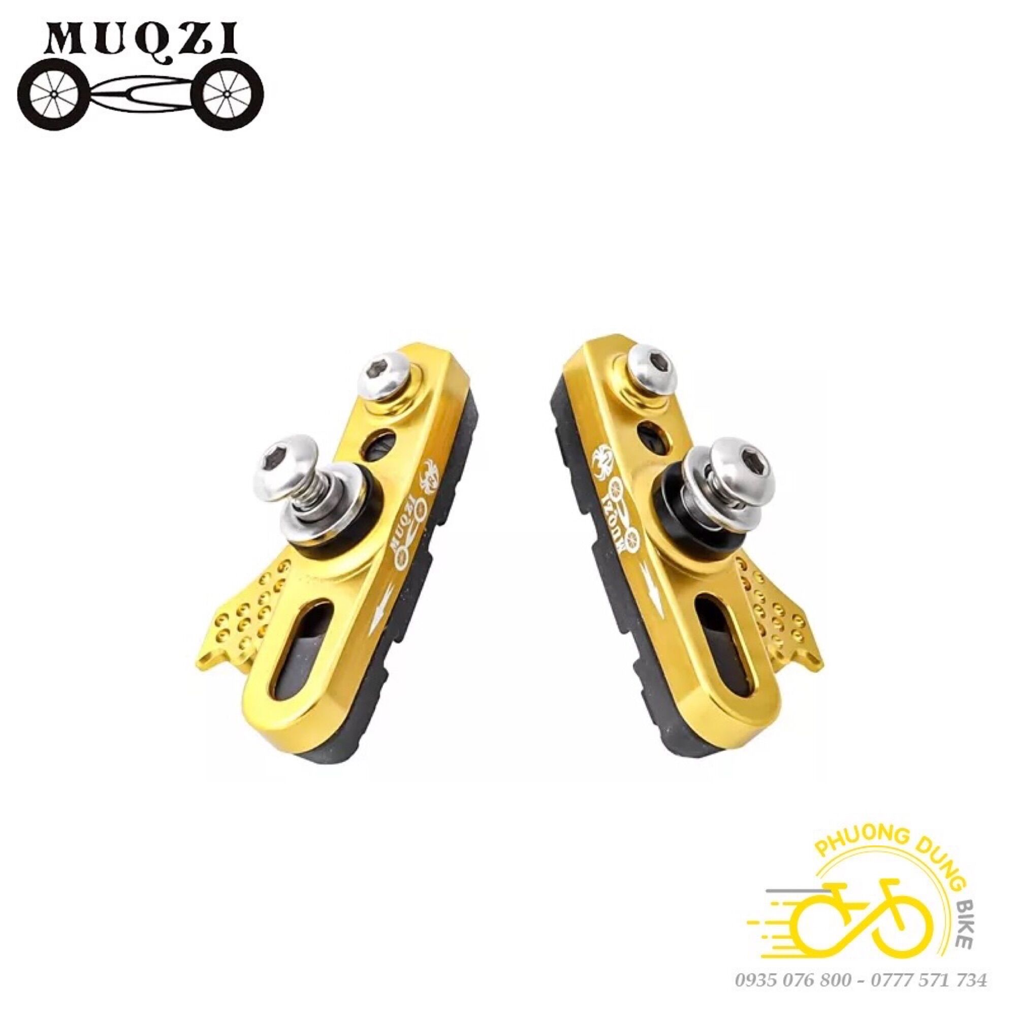 Cặp gôm phanh dành cho vành Carbon xe đạp MUQZI