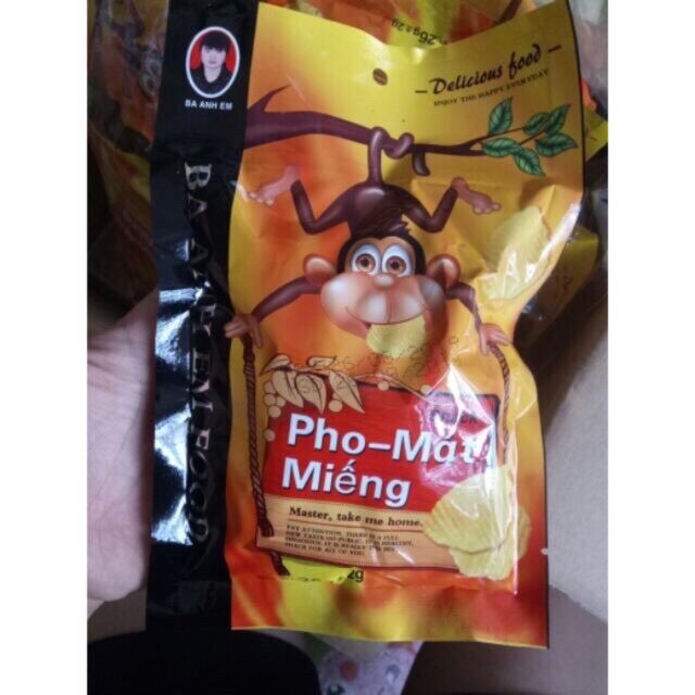 Bim bim pho mát miếng con khỉ
