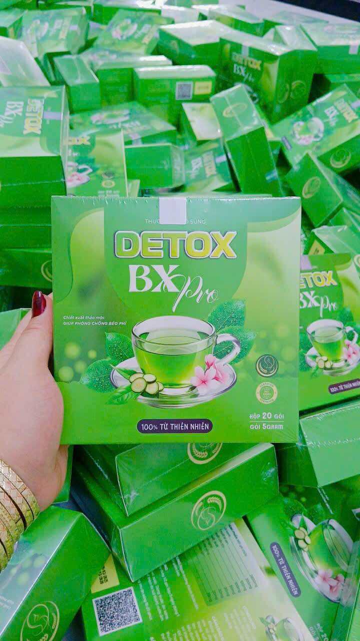 Trà giảm cân detox BX pro 20 gói(chính hãng). 
