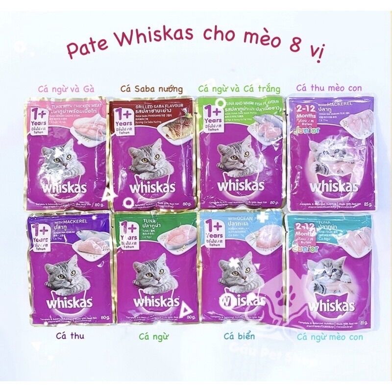 Pate Whiskas Cho Mèo 😼