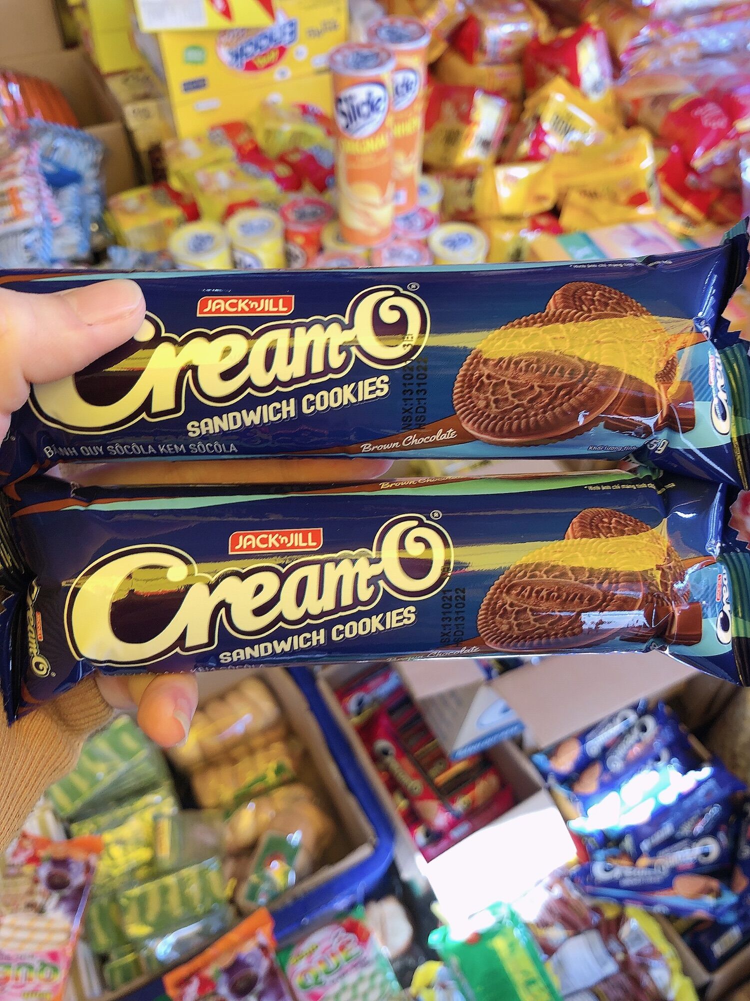 Combo 5 gói bánh quy creamO 87gr