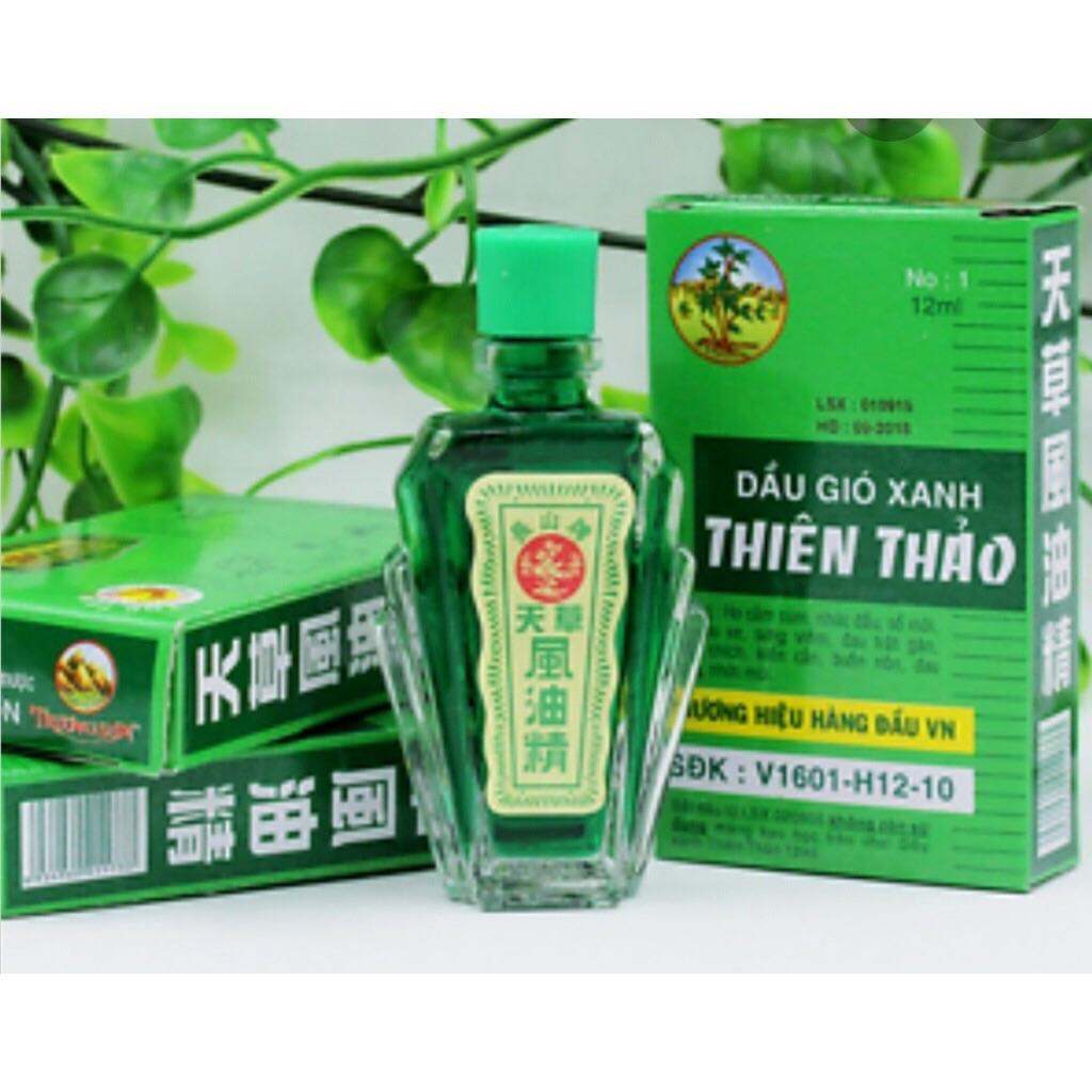 Dầu gió xanh Thiên Thảo 12ml (Dầu gió công ty Trường Sơn)