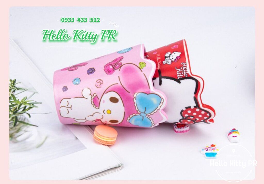 Ly cốc 3D Hello Kitty Doremon Doraemon