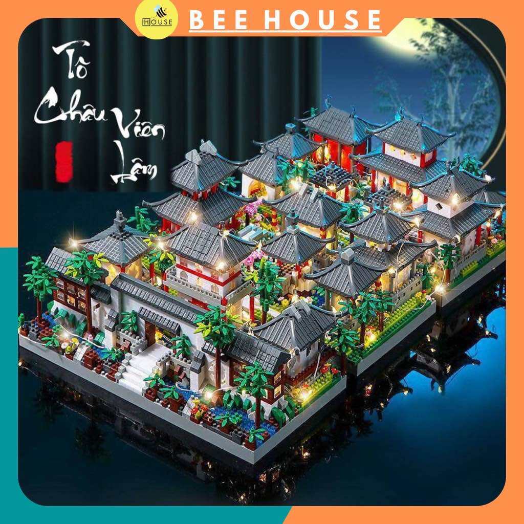 [HOÀN TIỀN  6%]Mô hình lắp ráp đồ chơi xếp hình xếp hình kiến trúc cung điện trung quốc bộ xếp hình 
