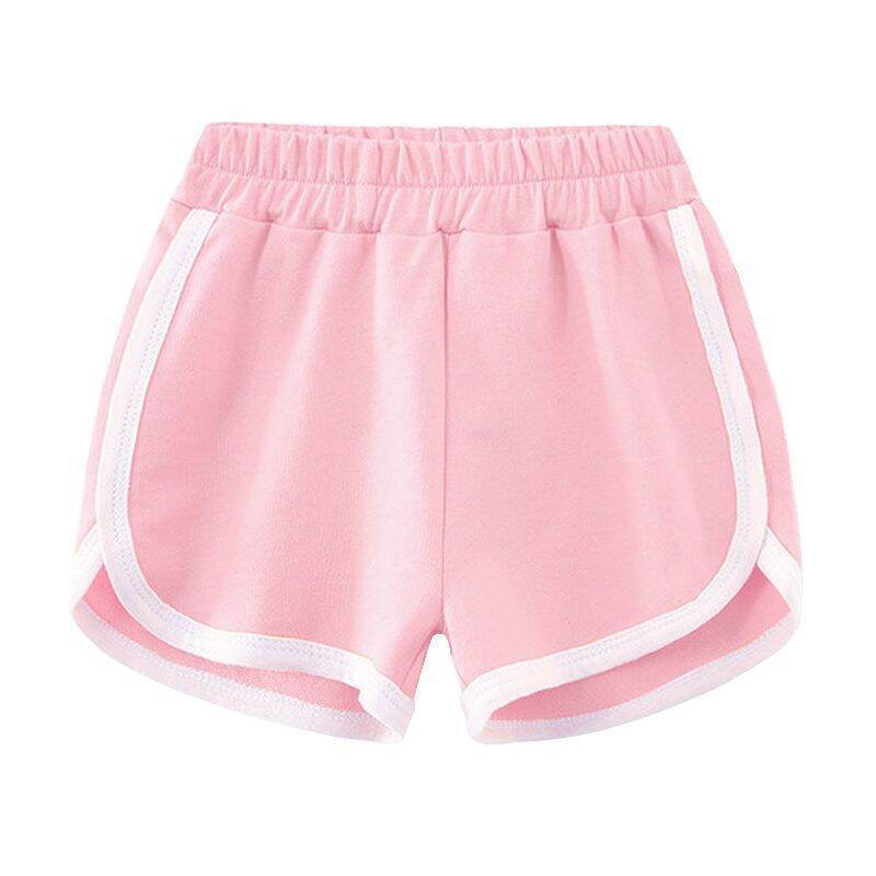 Thời Trang, Sành Điệu Pure Cotton, Vải Bông Thoải Mái Thể Thao Quần Dành Cho Bé Gái Xuân Hè Phong Cách Mới Cạp Chun Cao Vòng Eo Quần Short, Quần Đùi Quần Áo Trẻ Em