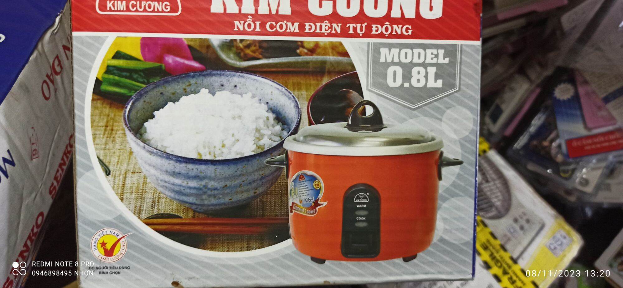 NỒI CƠM ĐIỆN TỰ ĐỘNG LÍT KIM CƯƠNG NẮP RỜI