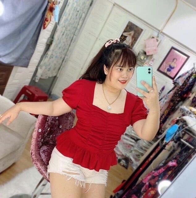 (SHOP TÁO ĐỎ BIGSIZE 50kg đến 90kg) áo thun nhún rút bigsize