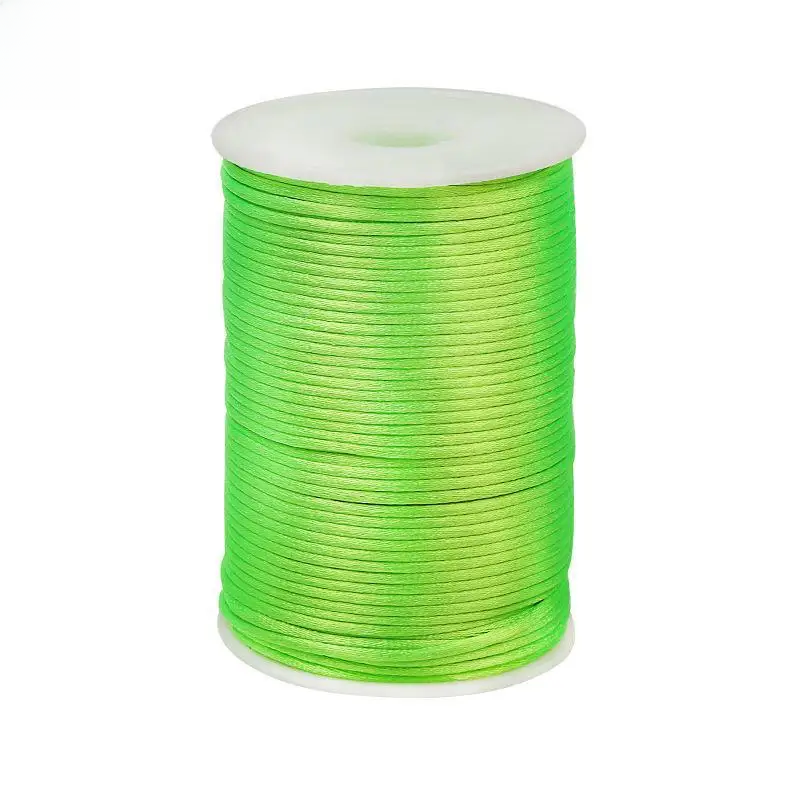 Dây Thừng Tết Nút Thắt Trung Quốc Thủ Công Tự Làm 7 Dây Phụ Kiện Trang Sức Hàn Quốc Màu Đỏ 5 Dây Bán Buôn Có Sẵn