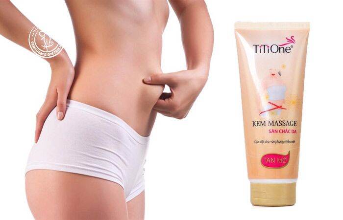 KEM MASSAGE BỤNG TITIONE 350g