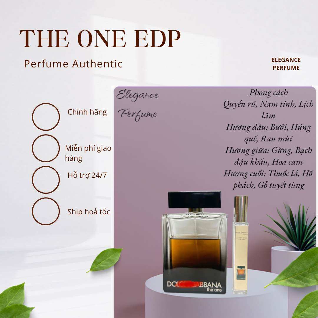 Mẫu thử nước hoa nam dg the one edp