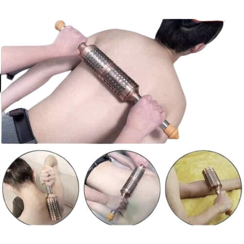 Bộ con lăn ngải cứu đồng đôi - thanh lăn ngải đả thông kinh lạc + 108 ngải nhung,ngải đoạn