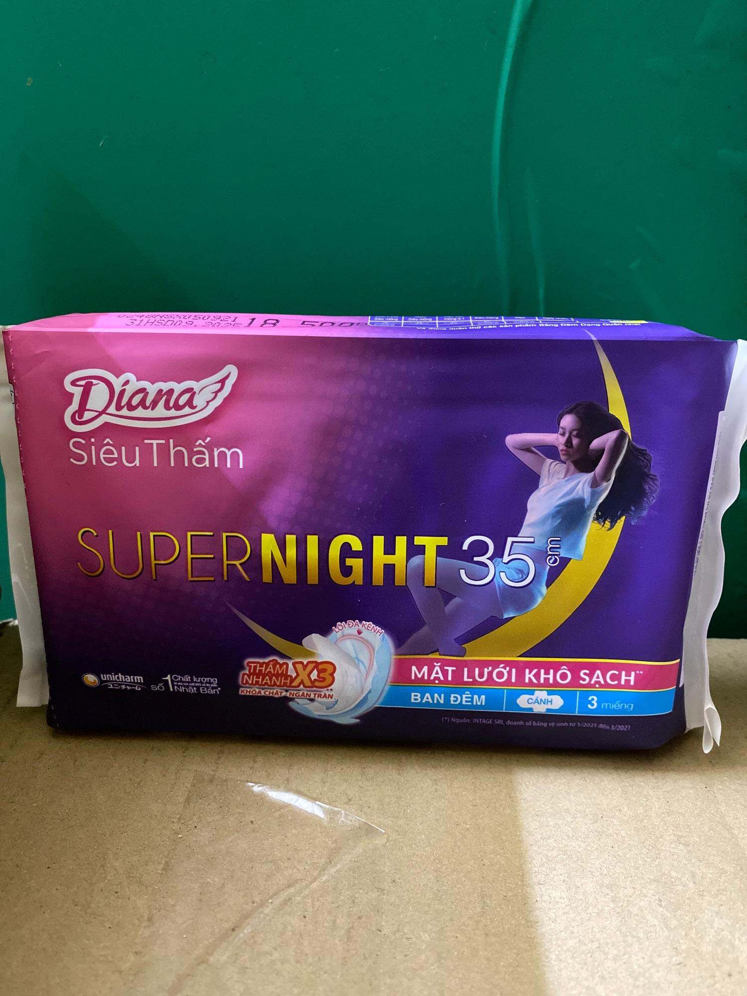 BVS Diana Ban Đêm 35 cm gói 3 miếng